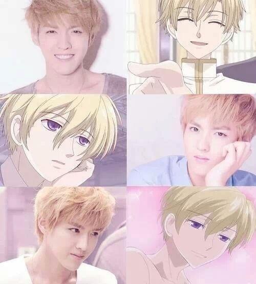 Kpop anime look alikes