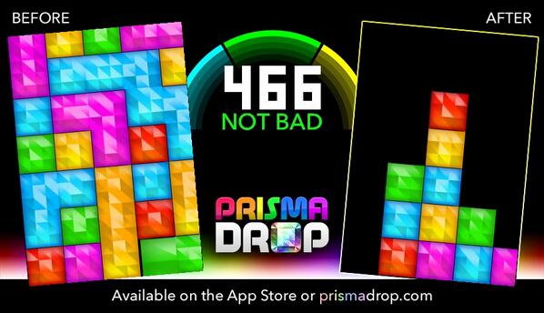 DoDos2012's tweet photo. NOT BAD: I just scored 466 points in @prismadrop from #amusesme http://t.co/RtPBl1AjYt