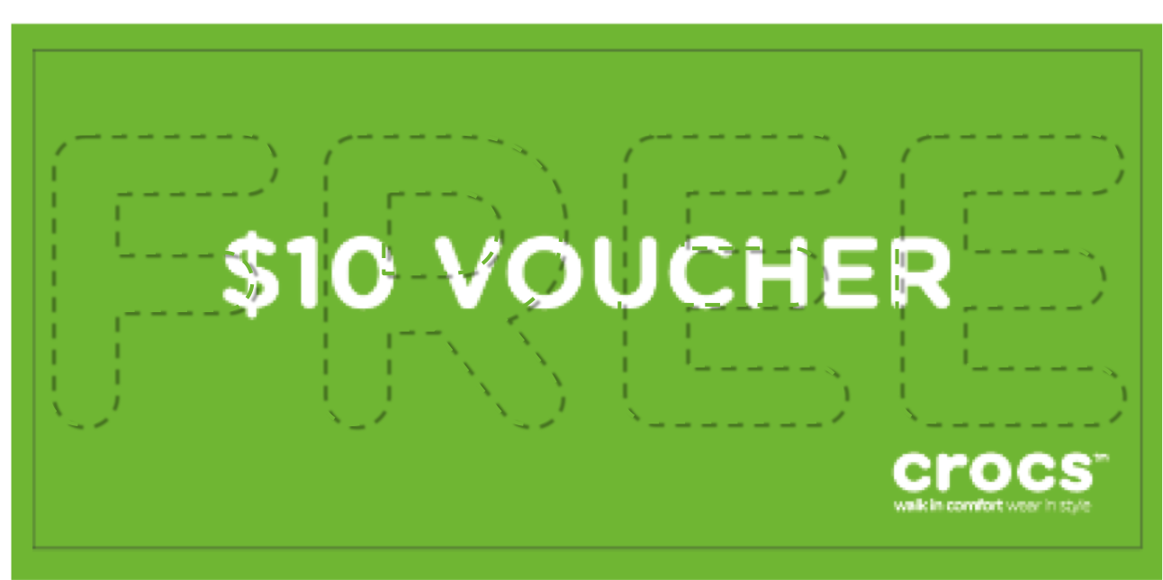 crocs vouchers