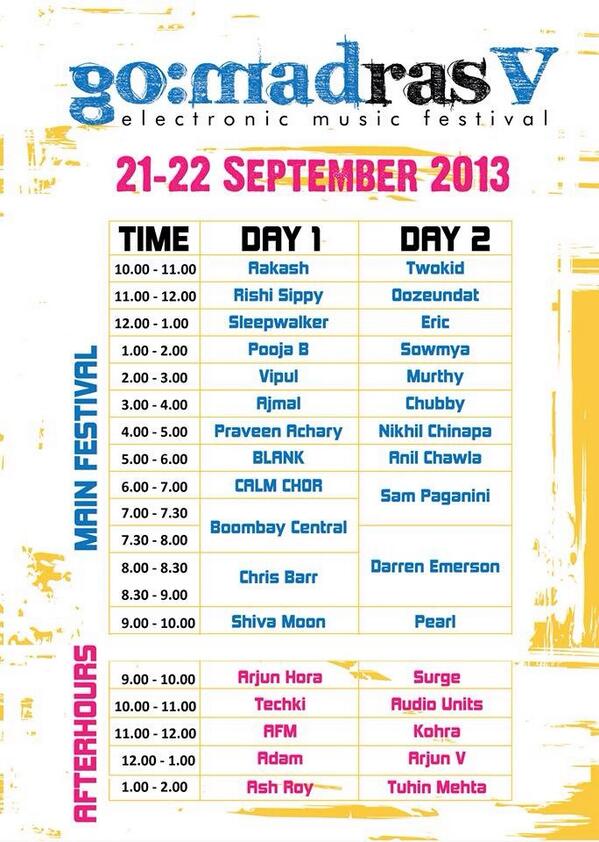 AnilChawla6's tweet image. Just 5 days to go for @gomadras... Tres excited. Stellar work from @djshivamoon and @TuhinMehta