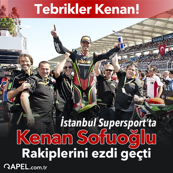 QapelCom's tweet photo. İstanbul Park Şampiyonu! Tebrikler @kenan_sofuoglu! Hepimizi onurlandırdın, Teşekkürler. @QapelCom http://t.co/QwJvBU9rs7
