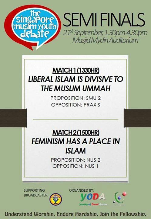 Let's come down for the semi finals! Interesting debate topics, not to be missed! #YODA