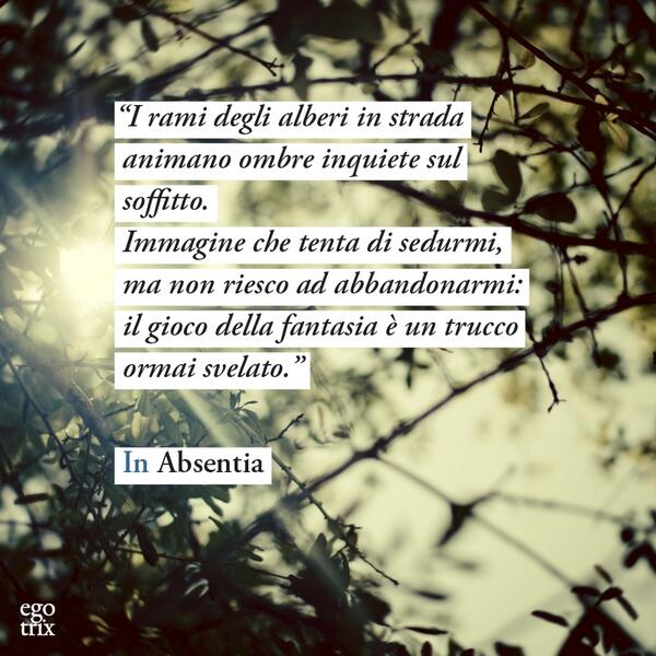 egotrix's tweet photo. Il gioco della fantasia è un trucco ormai svelato

#inabsentia #ebook #assenza #fantasia #amazon http://t.co/Ld3RrixA7x