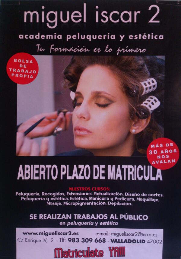 ABIERTO PLAZO DE MATRICULA.