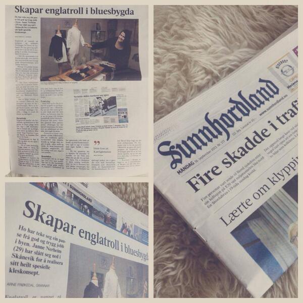 Jippi for artikkel om Englatroll i dagens utgave av Bladet Sunnhordland:)