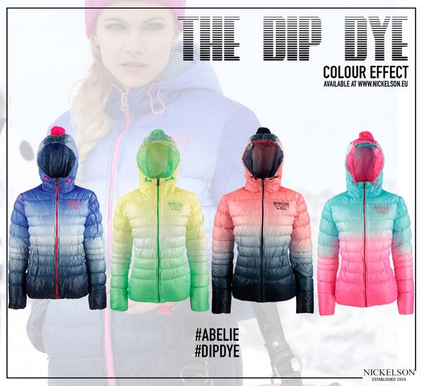 nickelson's tweet image. The Dip Dye Effect! #Nickelson #DipDye #Coloureffect #Abelie #ShopOnline #Winterjacket #BeDifferent