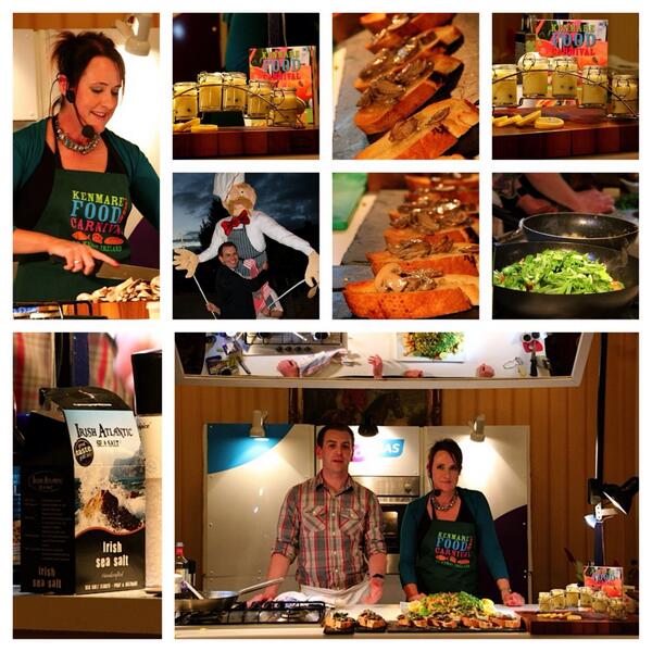 The <a href="/KenmareFoodies/">Karen Coakley/Kenmare Foodie</a> were cooking up a storm at <a href="/HOFF_Offaly/">Harvest Offaly Food</a> on Saturday! Great demo &amp; delicious quick food!