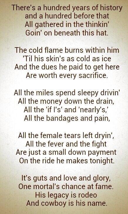 Northern Countrygirl On Twitter The Cowboy Poem 8 Seconds Http T Co Abkww6nesm