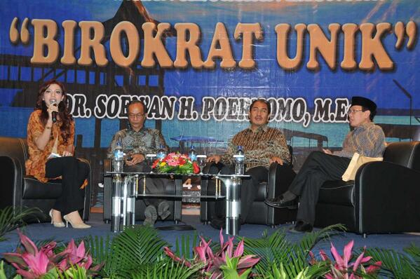 Dialog sesion with former ministry of marine n fisheries and Prof. Dr. Jimmly Ashidiqie