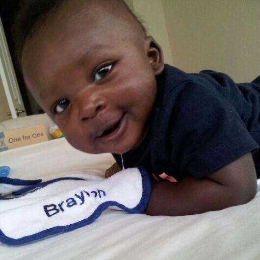 ChadOwens2's tweet photo. “@jamelrichardson: My lil Prince chillin http://t.co/HfMaKHpAUY” he look just like u bro! #Blessed #FuturePlaymaker