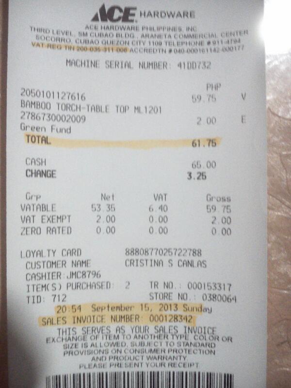 Chino Canlas on Twitter "PSResibo TIN 200035311006 OR