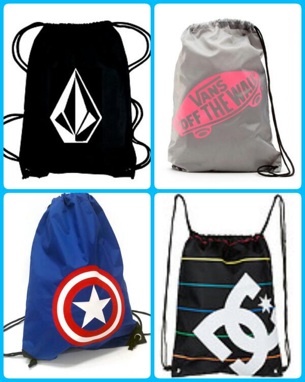 Adhecolor's tweet photo. Mochilas saco personalizadas desde 12 €. Aquí tenéis algunos ejemplos!! http://t.co/h0MvW0K1VC