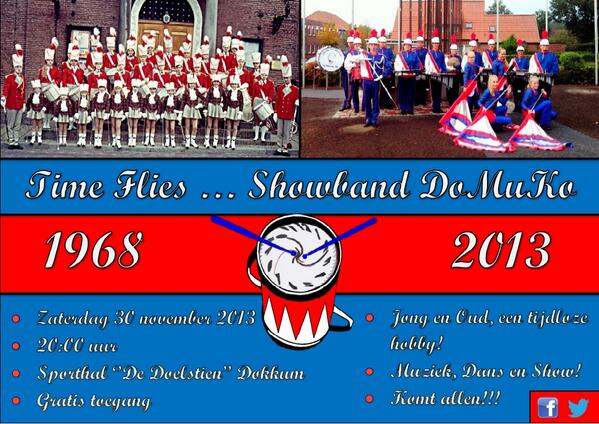 Vanavond is de uitvoeringscommissie weer om tafel geweest! Het Thema van dit jaar is... TIME FLIES!