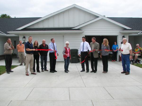 Mheginc's tweet photo. Great turn out for Dana Point Development's ribbon cutting of Jackson Meadows. 22 senior units for Columbus, NE http://t.co/LbskJF20xr