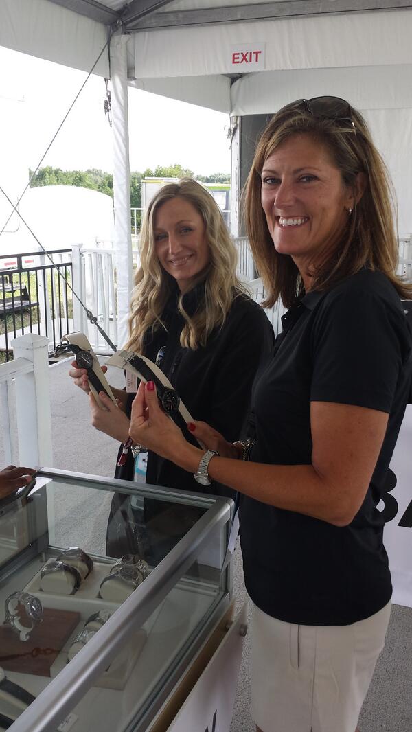 Showing off <a href="/BALLWatchCo/">BALL Watch Company</a> #ballforbmw watches at #BMWChampionship Gold Tournament #LakeForestIL 9/12/13 #ballwatch