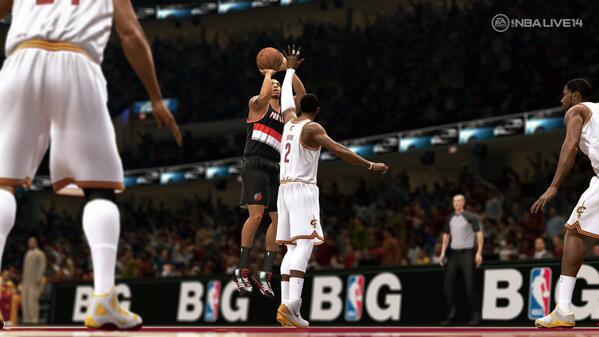 NBA Live 14 release date is November 19th Xbox One and PS4. New screenshot, featuring Damian Lillard <a href="/Dame_Lillard/">Damian Lillard</a>