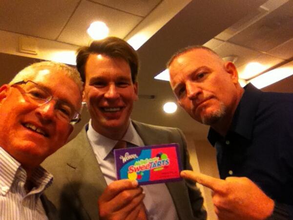 WWEArmstrong's tweet photo. #coolrow does it again!!! @JCLayfield @WWERoadDogg @CodyBarbierri n ME! Thx Carrano! @WWE http://t.co/ZaG7KnuRmM