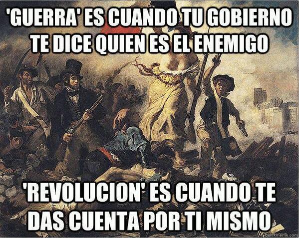 mcgonzalez63's tweet image. QUE ES GUERRA Y QUE ES REVOLUCION!!!!!