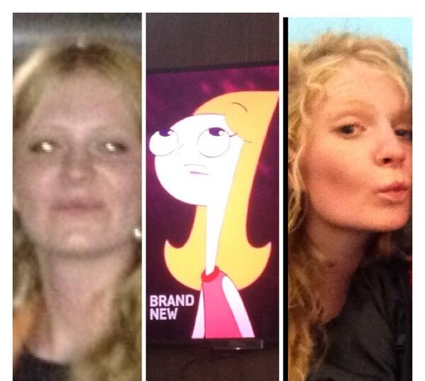 isobeelcoverley's tweet image. Spot the difference @evepickens #candice #giraffeneck