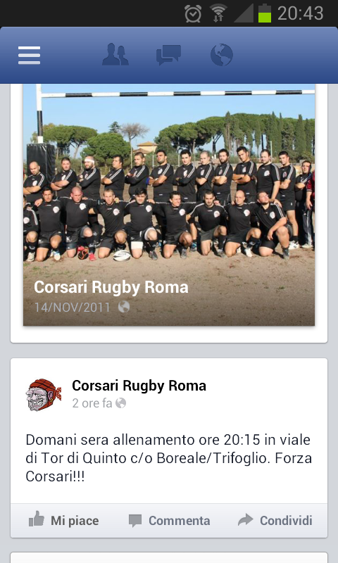 Vi terremo sempre aggiornati su allenamenti e partite dei Corsari!