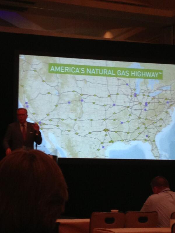 KyleCherrick's tweet image. &quot;8 million large trucks in US. If 100% switched to domestic #NatGas OPEC&apos;s market cut in half!&quot; #cleantechoc