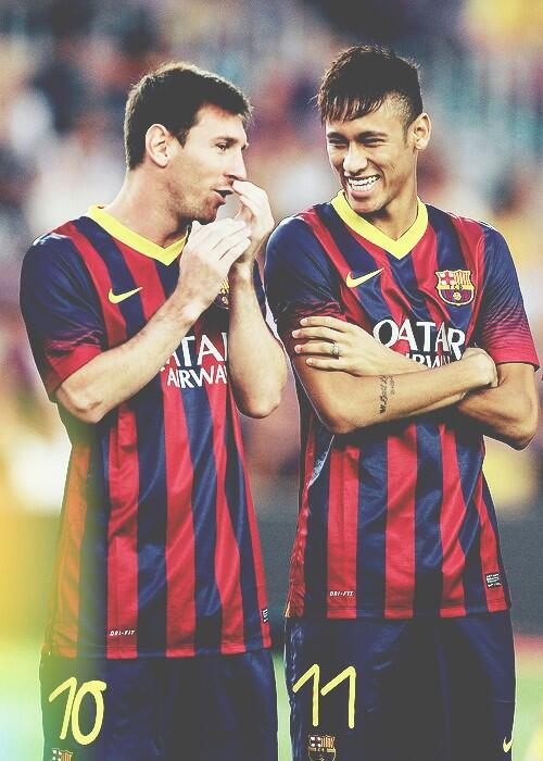 Messii_NL's tweet photo. Messi en Neymar . http://t.co/CqrLd2znO2