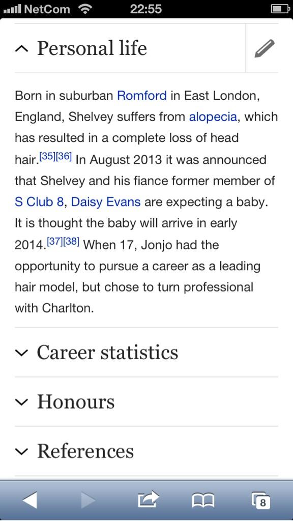 Morsom liten "fact" fra wikipedia om dagens mann jonjo shelvey. #hårmodell #2pl #tv2pl @aleksanderschau