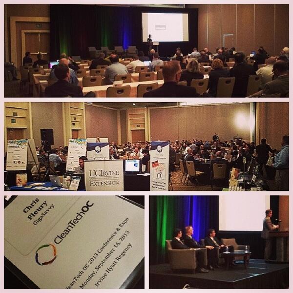 cfleury's tweet image. Hanging out with some of the best and brightest at #CleanTechOC #business #GigaSavvy #OC #energy #innovation