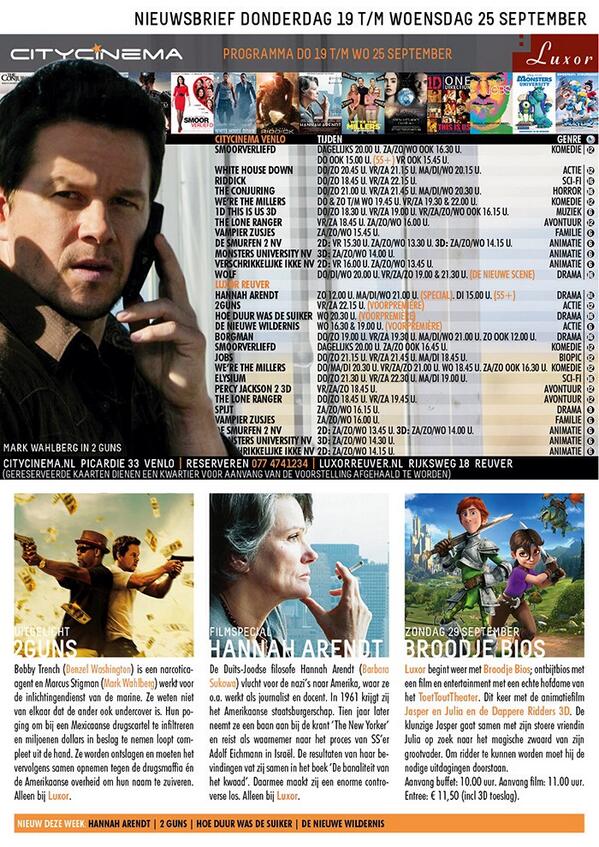 Nieuwsbrief 19 tm 25 september...