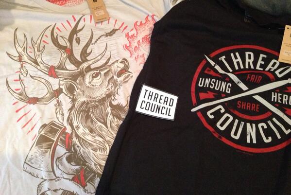 ralph238's tweet image. Threads have arrived! 2 solid tees designed by @strawcastle &amp;amp; @brandonrike. Very excited about @ThreadCouncil guys.