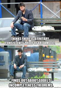 andrewpuzzo's tweet photo. Gödel's incompleteness theorems humour. http://t.co/ttMikxrbsa