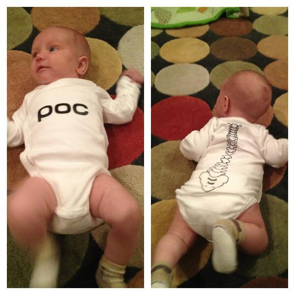 Jarkaduba's tweet photo. Thanks to @pocsports for one of our favorite #baby outfits. How long till we stock these? http://t.co/WHS9Bqftfd