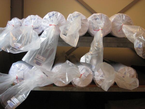 Arrival of a new batch of #Contender #sailcloth, ready for some cutting!