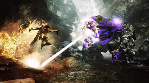 CapcomEurope's tweet photo. Dragon's Dogma Dark Arisen (and SF X T for Vita) headed to PS Plus in October http://t.co/LnlPbVfWYb http://t.co/jBNIA1efaD