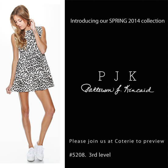 Come see PJK at <a href="/CoterieInc/">COTERIE</a> today!  Booth #5208