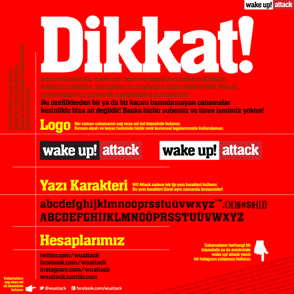 WUAttack's tweet photo. ::: Dikkat! ::: WU Attack'tan takipçilerimize önemli duyuru! #wuattack http://t.co/Zg5W0E1xNT