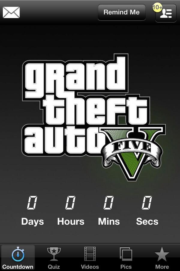 Today is the day! Hall GTA V EVERYONE! Can't believe its here