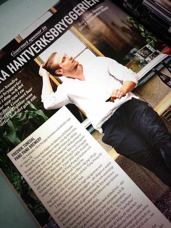 I senaste nr:t av Gourmet berättar jag kort om min nya underlivsöl.