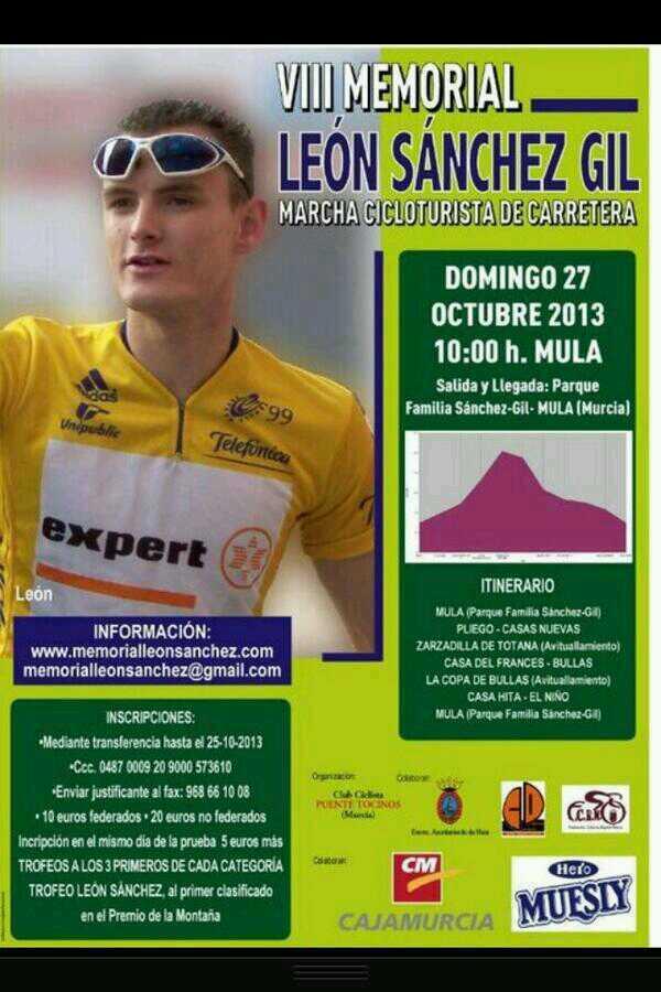 memorialleon's tweet photo. @oscarpereiro @alejanvalverde @LLEONSANCHEZ @albertocontador @jjrojillas @Djjaromula @PuritoRodriguez UN RT..GRACIAS. http://t.co/xSZAzgJ0wa