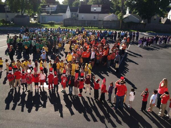 RCCSD_Super's tweet photo. Baltz elementary kickoff for PBS http://t.co/l4SoFMKKex