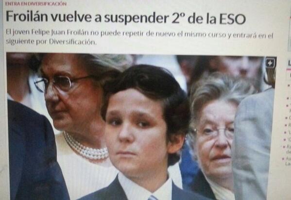 Sr_Dios's tweet photo. Soy el fan número uno de este niño.
#SoyFanDeFroilán http://t.co/9XRYTBj5M9