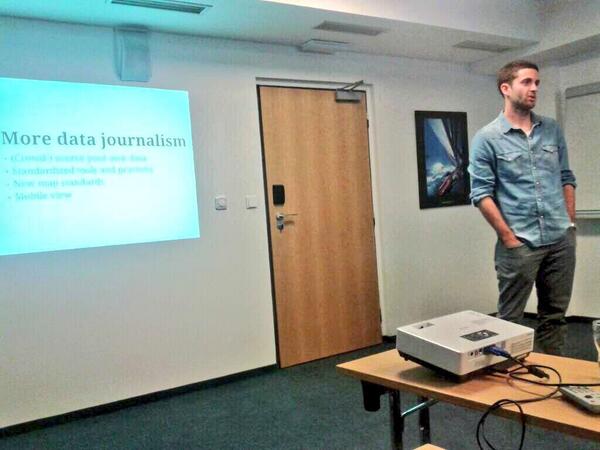 lippenherz's tweet image. .@herrhorn on the future of journalism #Sourcecamp @Sourcefabric