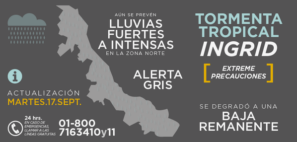 Javier_Duarte's tweet photo. Se reactiva la Alerta Gris en todo el estado de #Veracruz por las lluvias. #Ingrid http://t.co/QofVSEt1e4 http://t.co/rqAYXflk7J