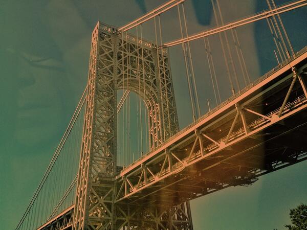 GW Bridge #NYC Just now