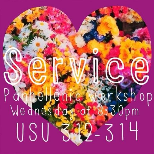 Tiffani_FSPHA's tweet photo. Be sure to come by the USU this Wed. 9/18 at 8:30 and learn more about the service Greeks do! #GoGreek 💗💜🌸🌻🌷 http://t.co/DUtgccJNZ5