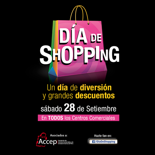 DiaDeShopping's tweet photo. Este sábado 28 de setiembre es el #DíaDeShopping, un día de diversión y grandes descuentos. http://t.co/tRP7C4gVml