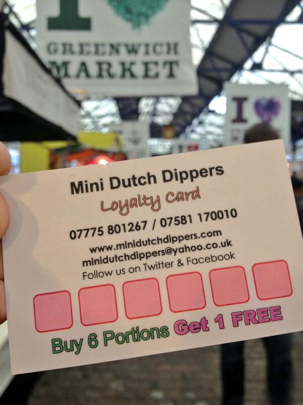 MiniDutchDipper's tweet image. Ahoy all students! New loyalty card for all you lovely loyal people..come down to the market to get yours