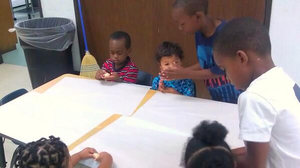 FirstMetIDC's tweet image. Here are some of our After School Students making Pretzels.