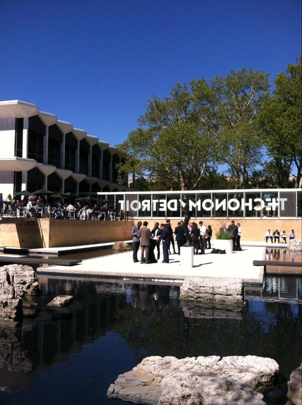purdueglobal's tweet image. It's lunchtime at #TechonomyDetroit! Enjoying the beautiful @waynestate campus.