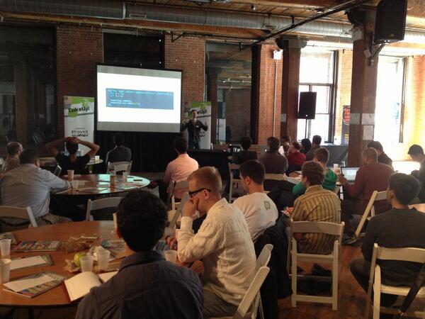 wendydevolder's tweet image. A talk in #cucumberjs by @peterbell at #cukeupnyc